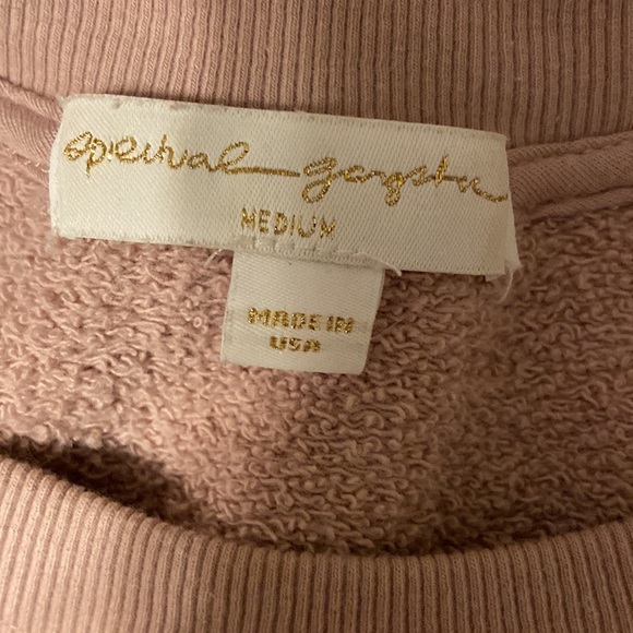 Spiritual Gangster sweatshirt. Size medium. Color was called rose quartz - Picture 4 of 6